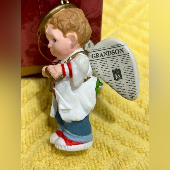 HALLMARK Keepsake "GRANDSON" Ornament with Box Vintage 1997 - Picture 6 of 9